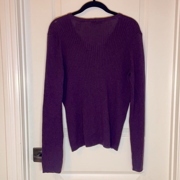 Vtg 100%‎ Merino Wool Cardigan - Picture 4 of 5